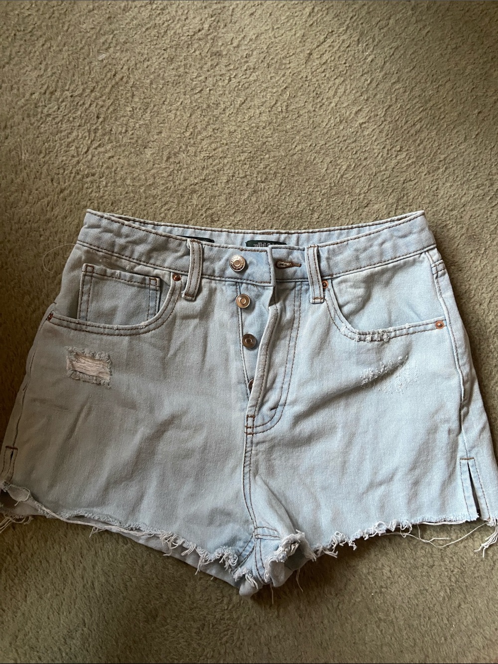 wild fable Light Wash Denim Cutoff Shorts